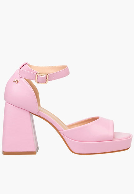 Barbie Pink Block Heels