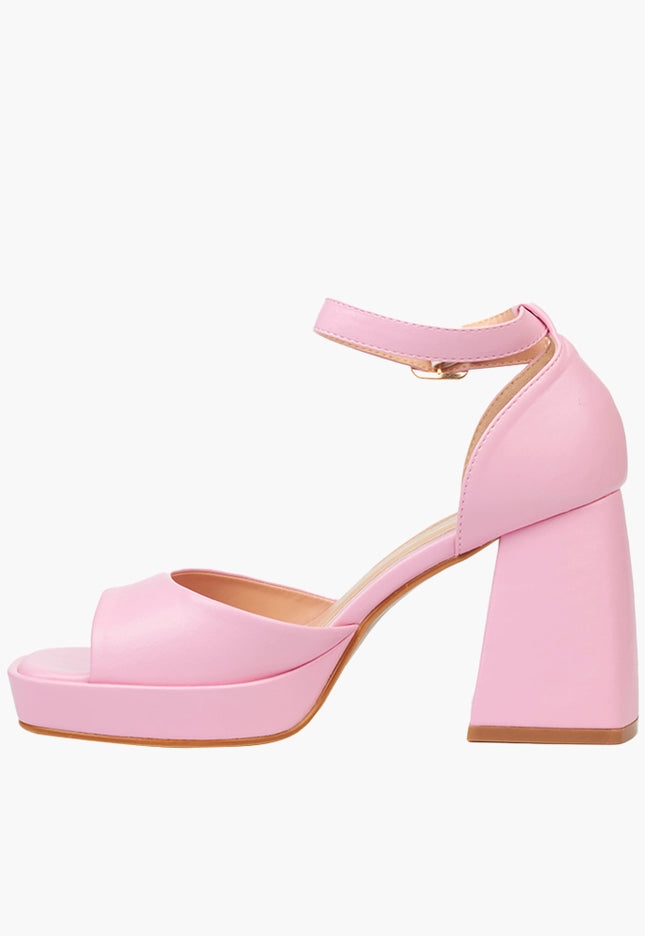 Barbie Pink Block Heels