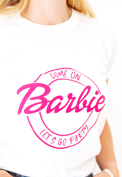 Barbie Party Tee (White)