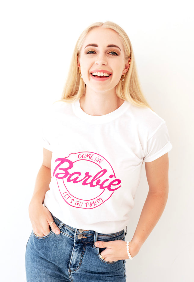 Barbie Party Tee (White)